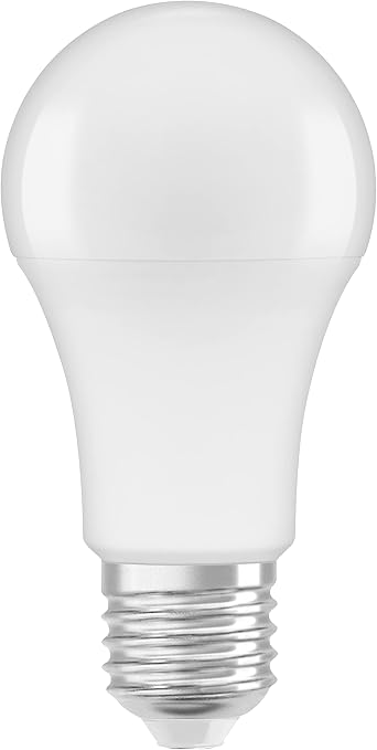 Osram Bulb Shape Base Classic A LED Lamp, Plastic, Cool White, E27, 14 W, Set of 3 [Energy Class F]