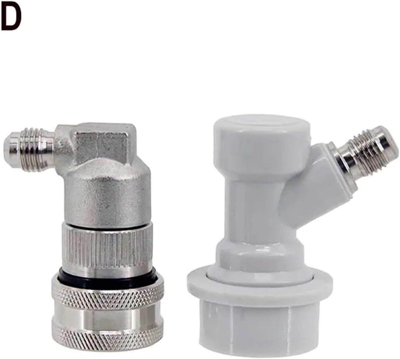 Mini Keg Ball Lock Tap Dispenser with Silicone Hose, 304 Stainless Steel Homebrew Dispensing Spear for Portable Draft Beer