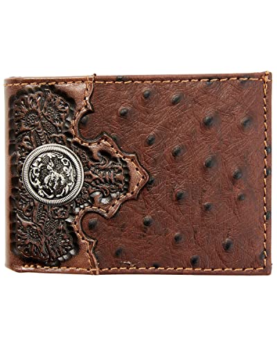 Cody James Men's Bifold Ostrich Print Embossed Bi-Fold Wallet - Bb21031771w1