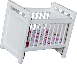 TOYANDONA 1Pc Casa De Boneca Berço Oscilante Brinquedos Para Mini Bonecas Bassine Mini Casa Brinquedo Cama De Bebê Em Miniatura Berço Brinquedo Berço De Bebê Em Miniatura Mini Casa
