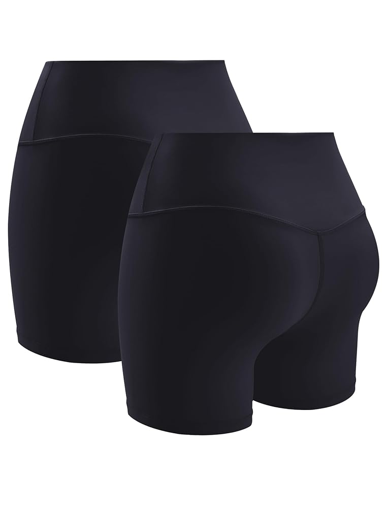 voenxe Women Workout Shorts,High Waisted Yoga Biker Short