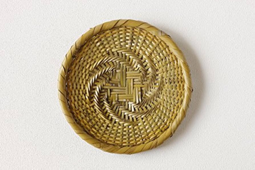 Amazon｜【かごや】白竹 蕎麦ざる(戸隠風 竹ざる) 直径約21cm