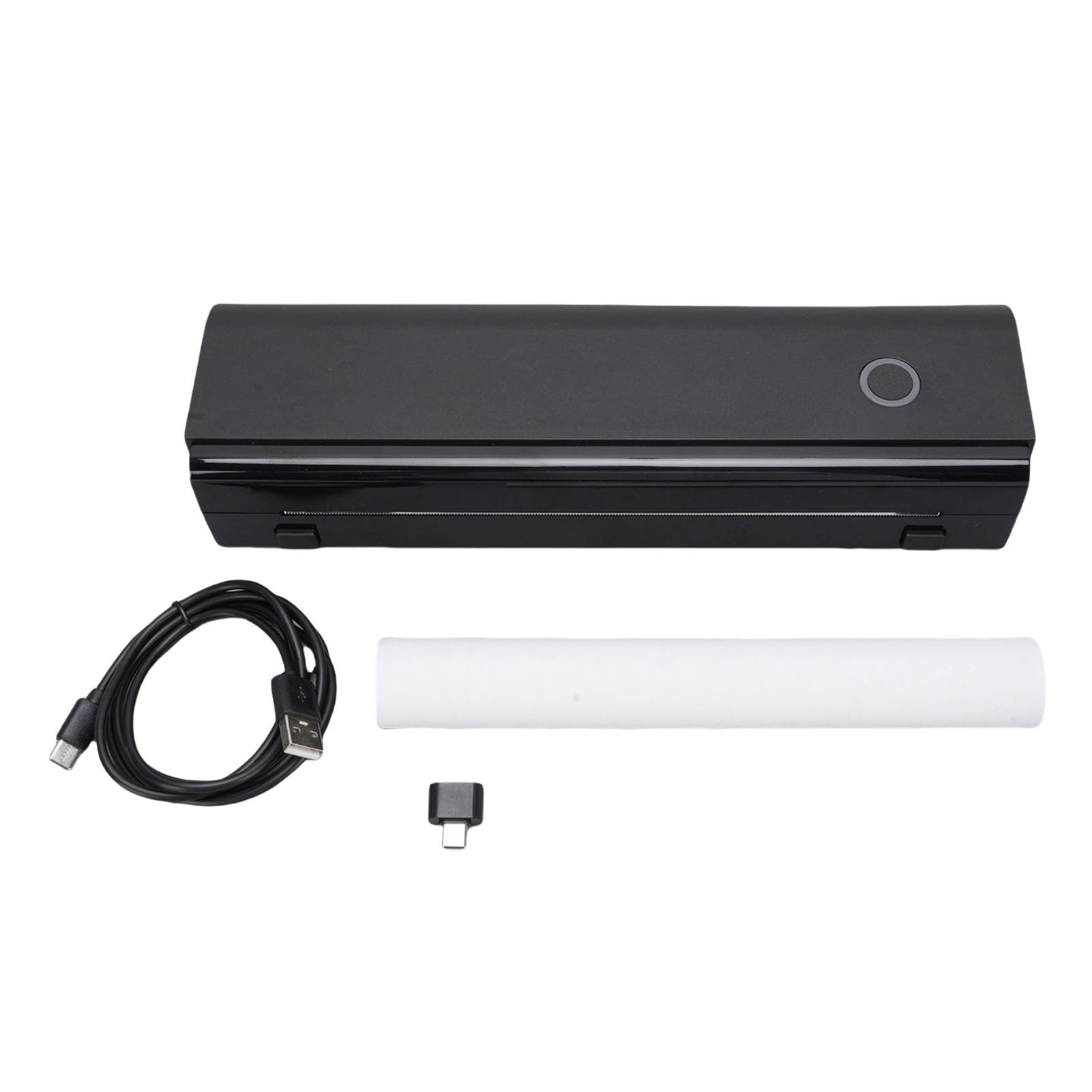Fabater Impresoras portátiles inalámbricas para viajes, impresora sin tinta para teléfono y portátil, impresora térmica Bluetooth pequeña y compacta para uso doméstico, escuela
