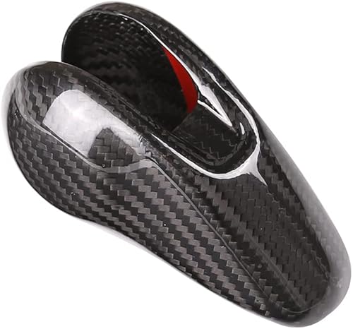 Miniatura 8 de taruisixt Ajuste para Porsche Macan Panamera Cayman 911 718 Boxster 2009-2020 - Cubierta de fibra de carbono real para la cabeza de la palanca de