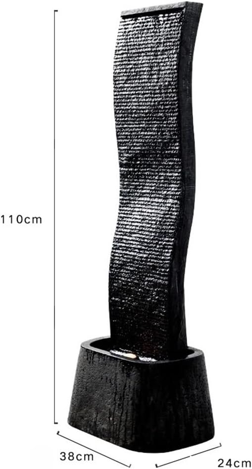 Standing Waterfall Large and Simple Fountain Water Ornaments Living Room Decoration Wealth Attraction Feng Shui Decoration Entrance Water Scenery Floor Fountain