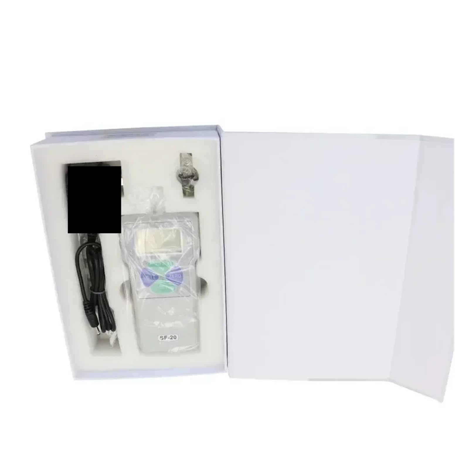Dynamomètre numérique de force push-pull avec écran LCD, testeur dynamométrique portable, compteur de force, affichage de l'unité (lb, kg, n) Divers Test(500N)