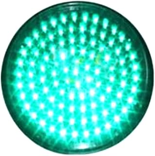 Semáforo LED IP53 Impermeable Semáforo,Lámpara De Tráfico,200 Tipo De Núcleo De La Lámpara De Un Solo Color,Rojo Luz Verde, Para La Estación De Peaje De Lavado De Coches (Tamaño : 12-24v)(300 Wick 12V