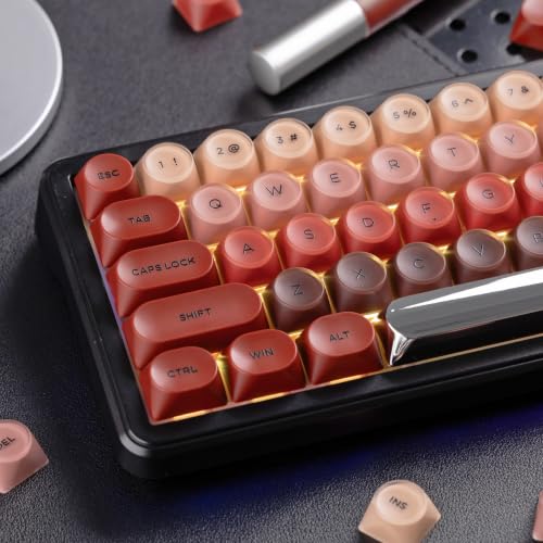 Image of dagaladoo Red Lipstick Keyboard keycaps, PBT keycaps Jelly