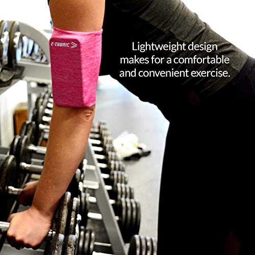 E Tronic Edge Phone Holder For Running, Cell Phone Arm Bands With Reflective Logo, Phone Strap Armband Fits Iphone And Android, Use For Running, Walking, Hiking And Biking, Pink Xl #TOP3
