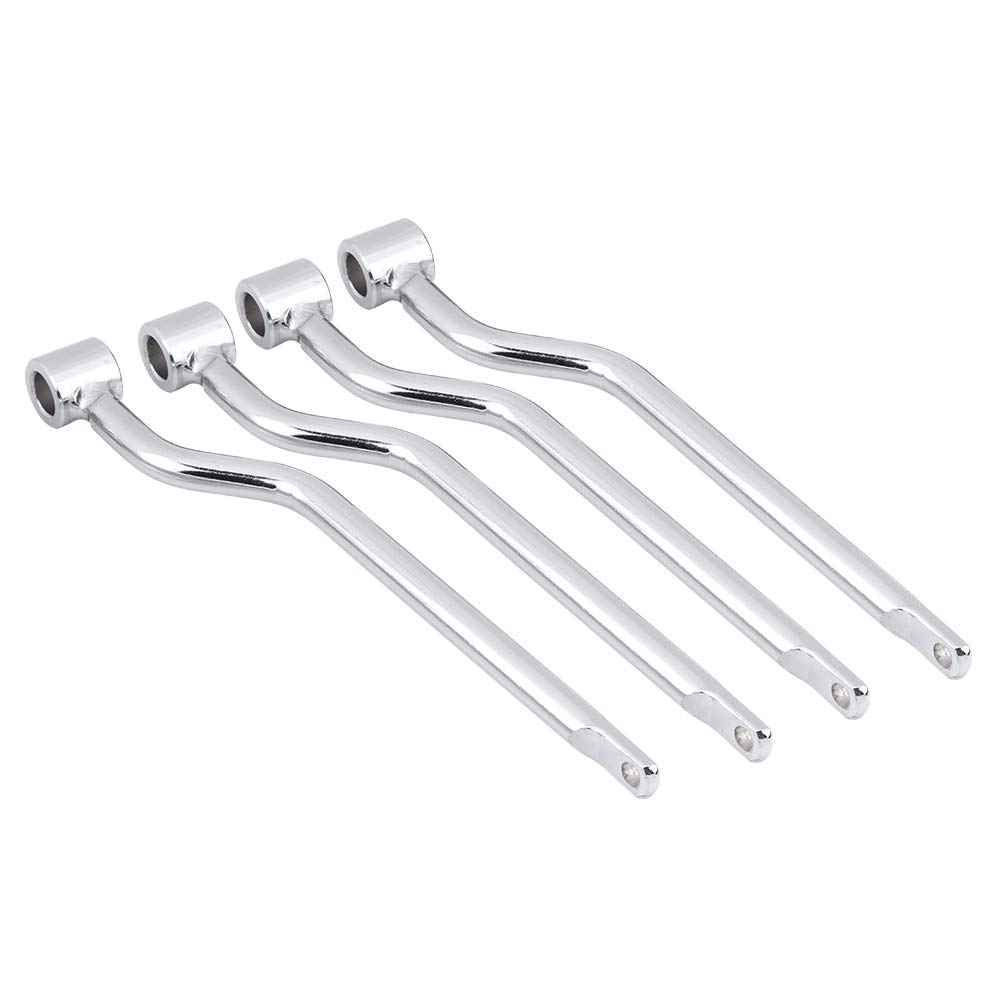 Barre per Borse Laterali, Kit Staffe per Barre di Supporto Borse Laterali per Moto Argento