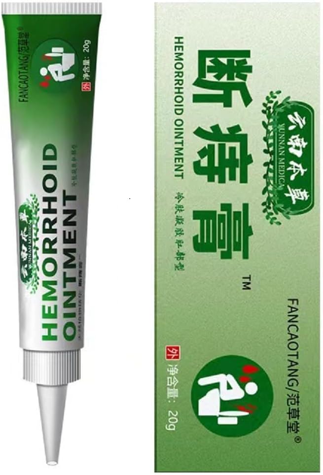 1pcs Haemorrhoid Cream Chinese Herbal Hemorrhoids Cream for Men and Women, Haemorrhoid Treatment Gel, Hemorrhoids and Fissures Ointment, Haemorrhoid Healing Formula with Quick Relief