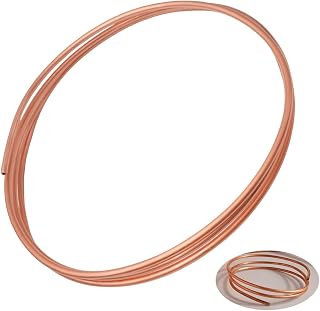 Tynulox Pure 99.9% Copper Tubing 1/4" OD x 3/16" ID x 3FT Soft Coil Refrigeration Tube for AC, Jewelry, Crafts & Industry