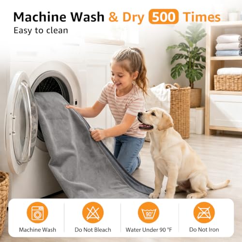 Image of Washable Pee Pads for Dogs: 2 Pack Waterproof Whelping Pads, 16x24