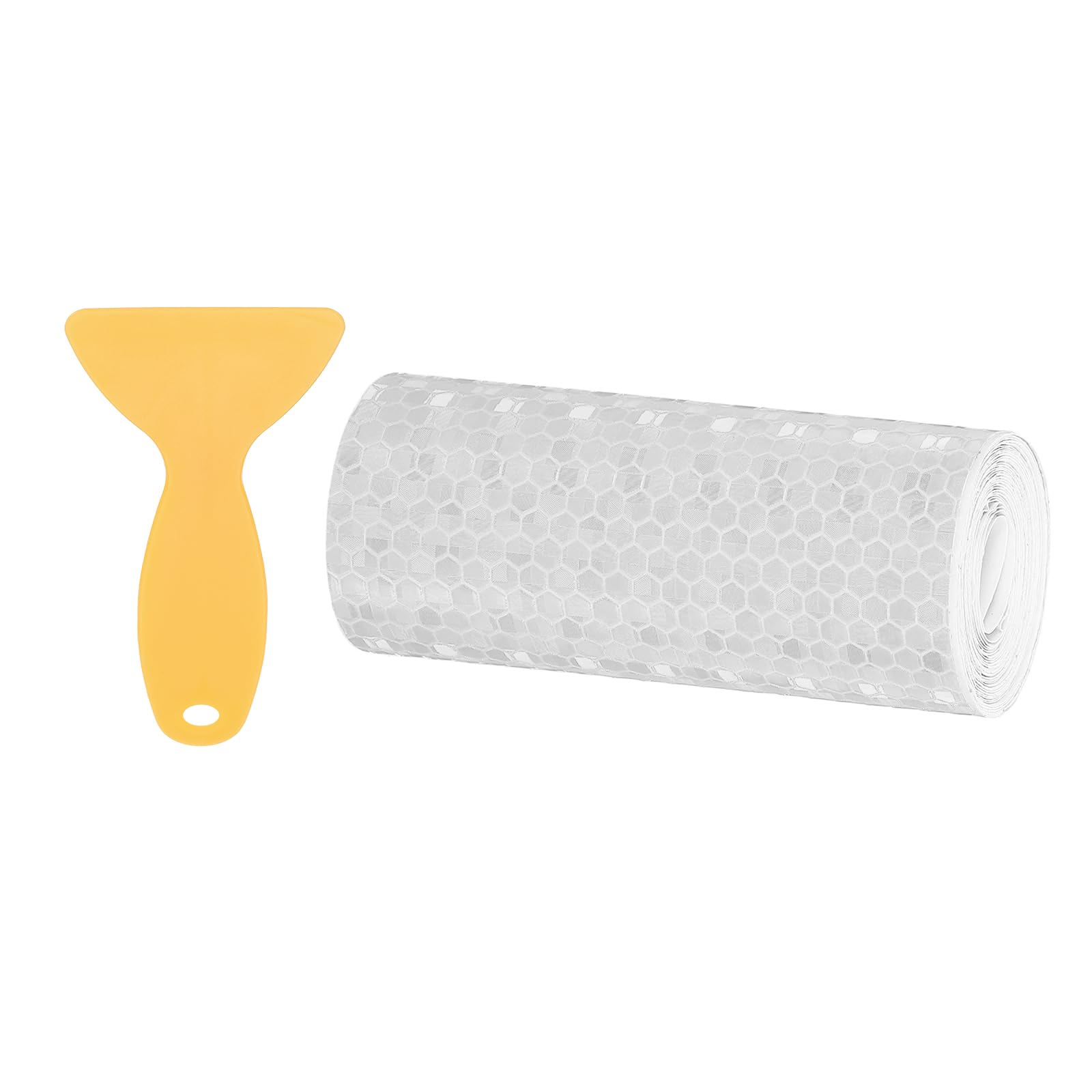 Ruban Réfléchissant 4 Inch x 10 Ft PATIKIL Blanc Adhésif pour Sécurité Camion Remorque Voiture - 8