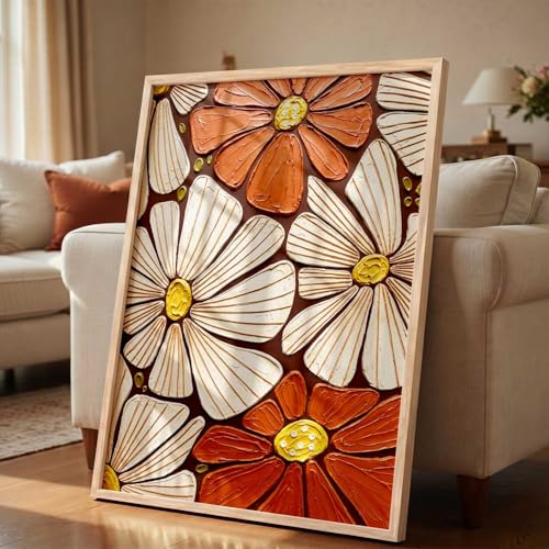 Image of kotart Aesthetic Art Home Decoration Painting | Paintings With Frame For Living Room Bed Room Hotel Wall Decor Digital Reprint (19x25 inch)