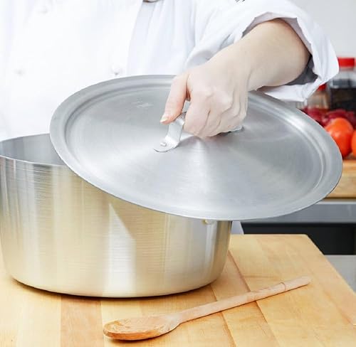 Miniatura 3 de Soro Essentials - Tapa cónica de aluminio de 10 cuartos de galón de 0.059 in de grosor- Cubierta multiusos para hervir sopa Salsa Tapa de Sartén,