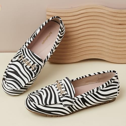 Image of Women's Loafer Shoes Leisure Slip On Work Shoes Comfort Walking Flats