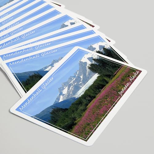 Baraja Poker Juneau Alaska Mendenhall Glacier 52 Cartas miniatura 5