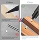 Deepton Tieflochmarker 10 Stk, Bohrlochmarker 45mm 30mm 20mm, Extralange Spitze Tiefenlochmarker, Wasserfest Markierungsstift für Holz Karton Wand Kunststoff Metall (Rot Schwarz Blau Grün)