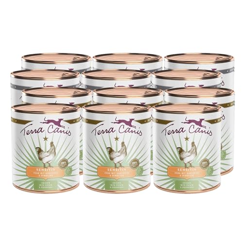 Produktbild von Terra Canis Sensitiv Huhn mit Kartoffel und Himbeere - 12 x 800 g