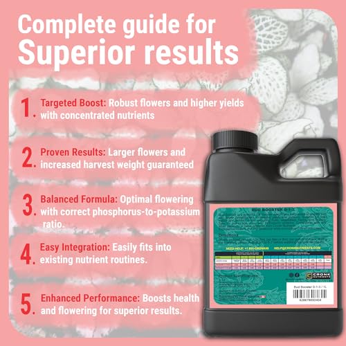 Fertilizante Cronk Nutrients Bud Booster Líquido 1 L miniatura 5