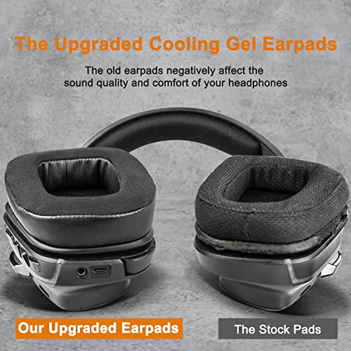 Image of SOULWIT Cooling Earpads for Logitech G935 /G933 /G930 /G432 /G35 - Black | for G35 /G930 /G933 /G935 /G633 /G635 /G533 /G430 /G431 /G432 /G433 /G332 /G230 /G231 /G233 Headphones