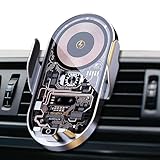 Intégration de la technologie intelligente: Grâce à la technologie de pointe, ce rechargement de voitures sans fil offre une puissance haute puissance de 15 W et une induction magnétique pour une charge rapide et sécurisée de votre téléphone mobile pendant que vous conduisez