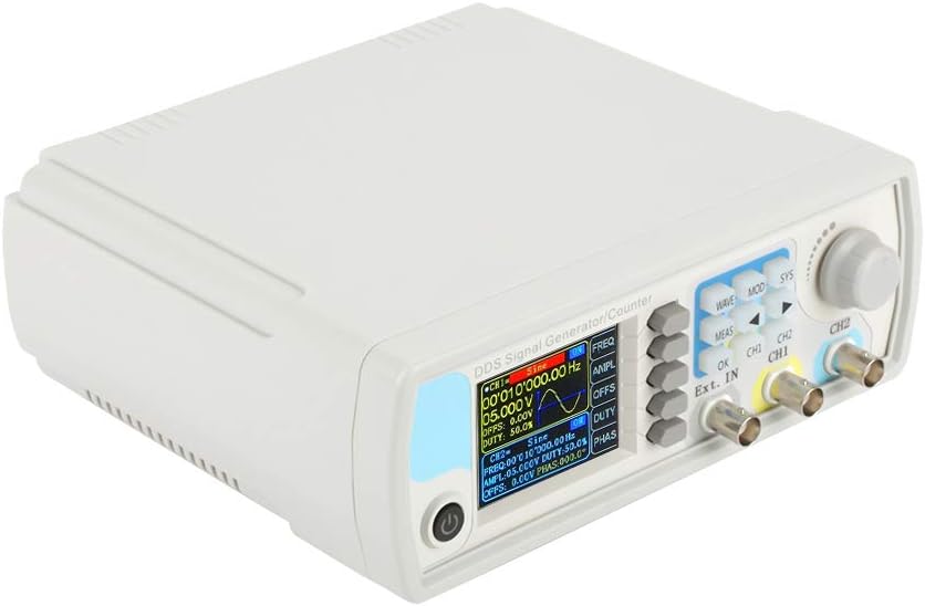 JDS6600 DDS Generator Counter 15MHz 60MHz High Exactness Dua Channel Arbitrary Waveform Function Generator Frequency Meter 266MSa/s (15Mhz)