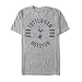 Tottenham Hotspur Football Club Mens Team Striped Logo Athletic Heather T-Shirt Athletic Heather Medium