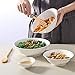 LIFVER 48 oz White Ceramic Bowls, Set of 4, Large Deep Bowls for Soup, Salad, Pasta, Noodle Pho, Cereal, Dishwasher & Microwave Safe