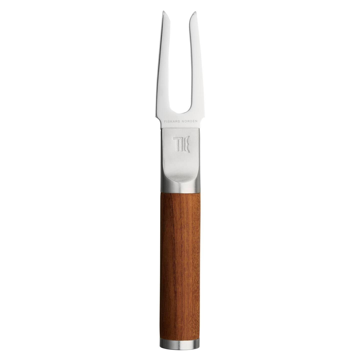 Fiskars Norden Fischfiletiergabel, Länge: 21,1 cm, Rostfreier Stahl/Birkenholz, 1065249