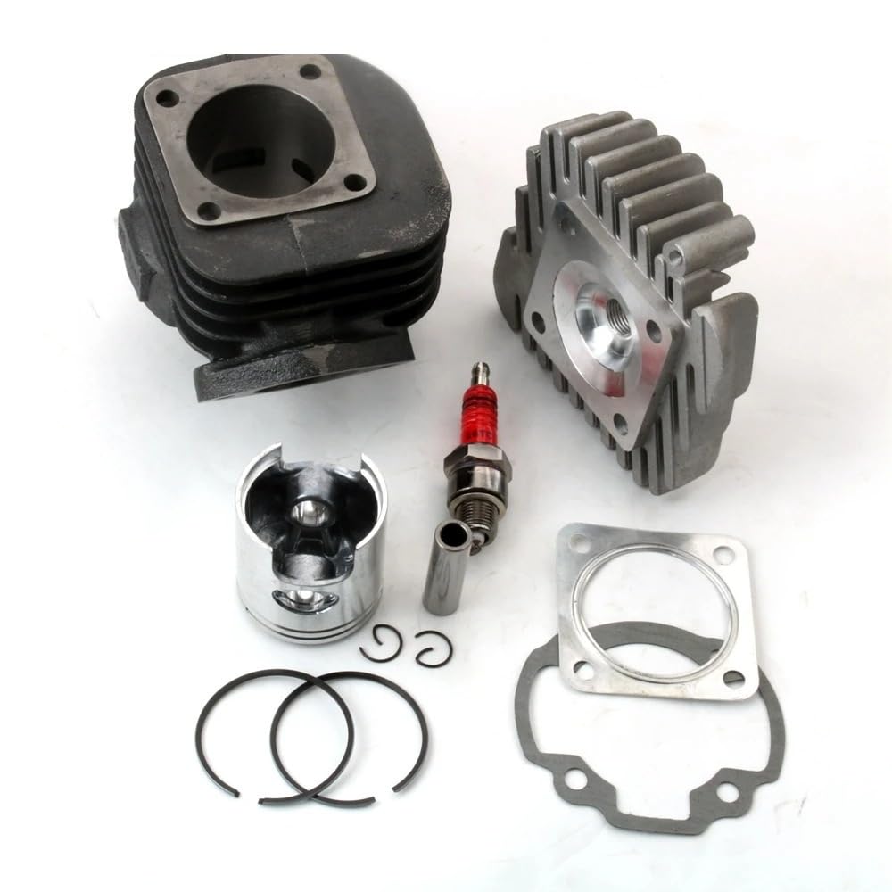 Kit Pistone Cilindro Parti Del Motore A 2 Tempi Da 47 Mm Kit Cilindro Per Scooter 70cc Big Bore E Testa Per Dio Per AF34 Per AF35 Per ZX50
