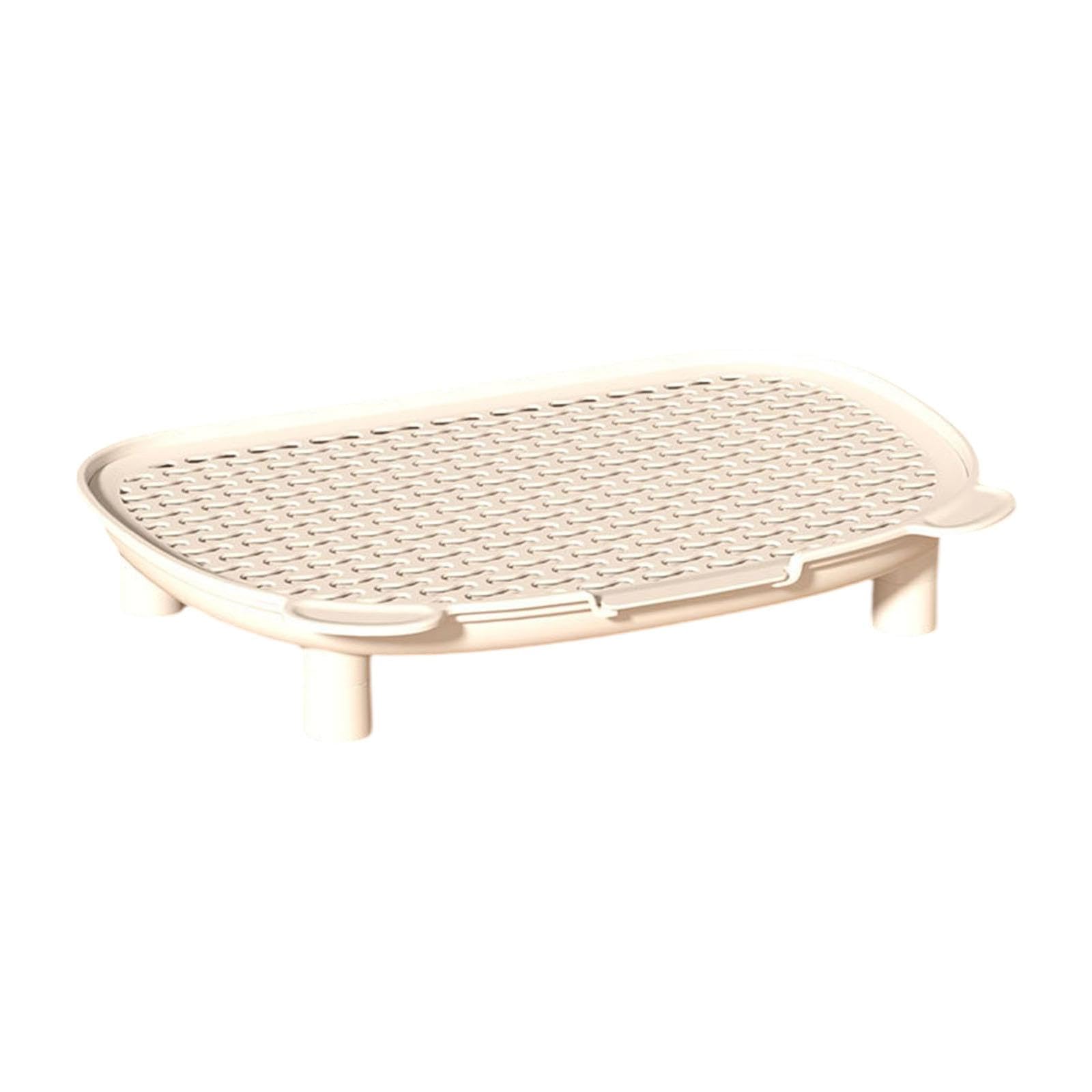 Cat Litter Mat Accesorio Esencial para Gatos Alfombrilla con Rampas Suaves Y Bordes Elevados Desmontable Y Lavable Fabricada en Pet Impermeable Proteg