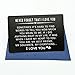 Engraved Never Forget That I Love You in Black Aluminum Wallet Card for Husband, Valentine’s Day Gift for Him or Her,Anniversary and Birthday Keepsake