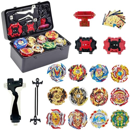 Gytobytle 12er Bey Kampfkreisel mit Kasten Metal Fusion Blade Kreisel Set,...