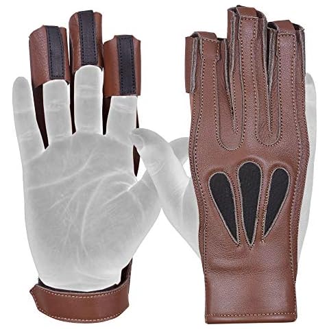 Daskz Leathers Three Fingers Shooting Glove Cover