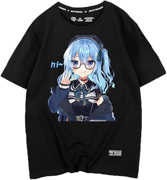 Amazon Hololive ホロライブ Vtuber Next Color Planet 星街すいせい メンズ レディース プリント Tシャツ 夏服 スポーツ トップス 半袖 無地 通気性 ファッション ゆったり おもしろtシャツ Tシャツ カットソー 通販