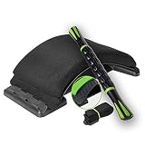Back Stretcher Cushion Massager for Back Pain Relief & Office/Chair and Muscle Roller Stick for Athl