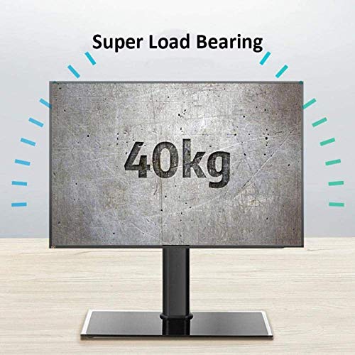 Soporte universal para TV de mesa con ruedas acero miniatura 6