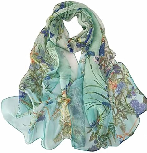 Acotavie Scarfs for Women Lightweight Fashion Scarves Print Floral Pattern Scarf Shawl Wraps