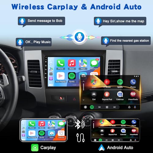 Android Auto Peugeot 4007 : autoradio GPS écran tactile 9 pouces avec WiFi et Bluetooth