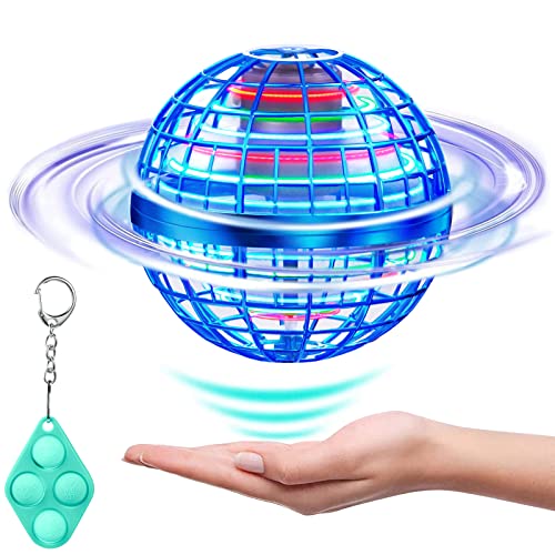 Flying Ball Toys, Flying Orb Hover Ball, 360° Rotating Soaring Orb Toy,Nebula Soaring Orb Toy, Magic Led Lights Floating Fly Space Ball (Blue) Flying Ball Toys, Flying Orb Hover Ball, 360° Rotating Soaring Orb Toy,Nebula Soaring Orb Toy, Magic Led Lights Floating Fly Space Ball (Blue)