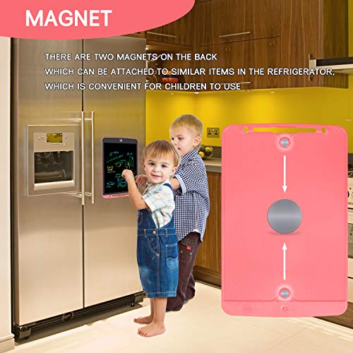 Lcd Writing Tablet For Kids,12 Inch Colorful Educational Drawing Tablet, Erasable Reusable Electronic Writing Board, Toddler Doodle Board, Learning Toy Gift For Boys Girls Ages 3-8(Pink) #TOP5