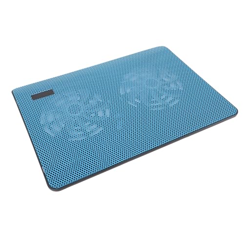 Base refrigeradora para laptop con doble ventilador, bajo ruido, malla metálica de 1,5 mm, accesorio para gaming, compatible con laptops hasta 17 pulgadas miniatura 3
