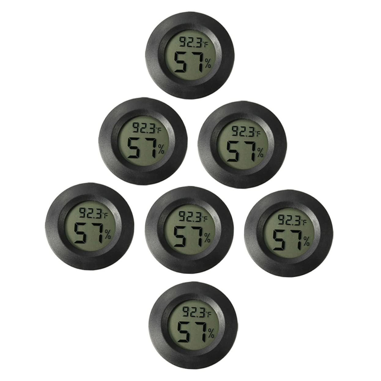 14pezzi Mini Igrometro per Terrario Misuratore e umidità per Rettili e Facile Usare e Resistente