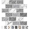 URCOLOR 10-Sheet Back Splashes For Kitchen Peel And Stick Tile - View #3