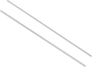 uxcell Round Steel Rod, 1.1, 1.3mm HSS Lathe Bar Stock Tool 100mm Long, for Shaft Gear Drill Lathes Boring Machine Turning Miniature Axle, Cylindrical Pin DIY Craft Tool, 20pcs