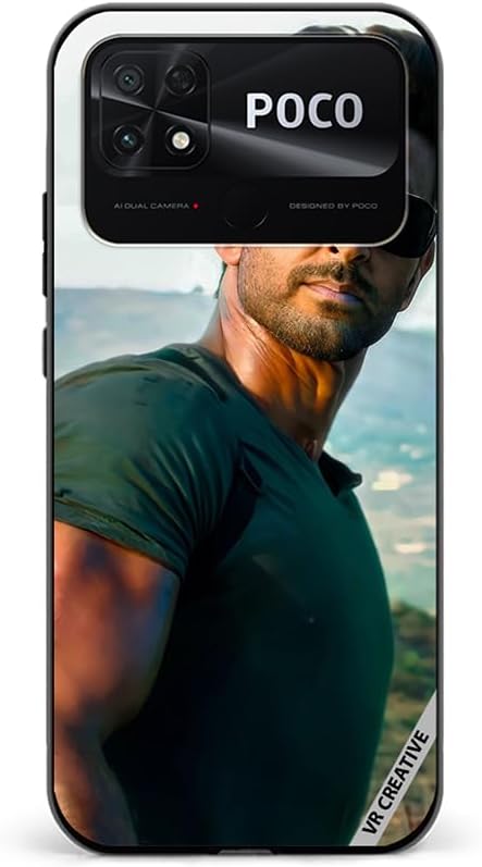 VR Creative Protective Case Cover For Xiaomi Poco C40 Bollywood Actor Hritik Roshan Design Multicolour NR556366