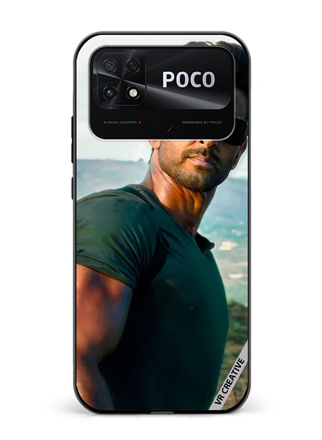VR Creative Protective Case Cover For Xiaomi Poco C40 Bollywood Actor Hritik Roshan Design Multicolour NR556366