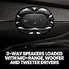 BOSS Audio Systems CH6930B 6 x 9 Inch Car Door Speakers - 400 Watts Max (Pair), Coaxial, 3 Way, Full Range, 4 Ohms, Sold in Pairs, Bocinas para Carro